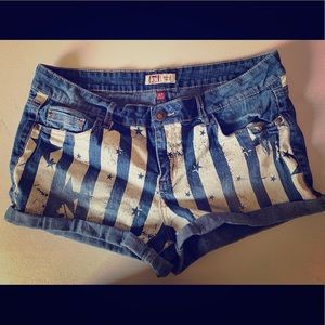 Denim Stars and Stripes shorts